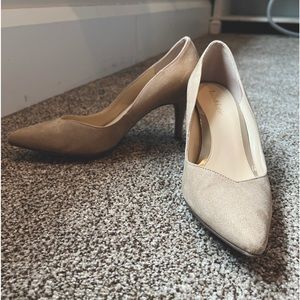 Nude high heels used size 9 1/2